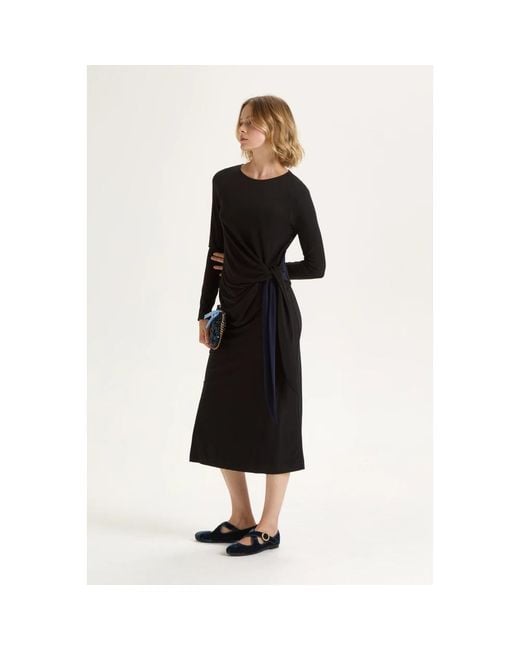 Maliparmi Black Midi Dresses