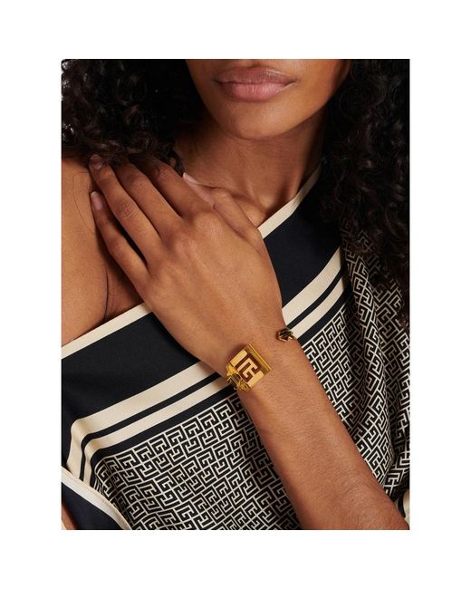 Pb key bracelet Balmain de color Metallic