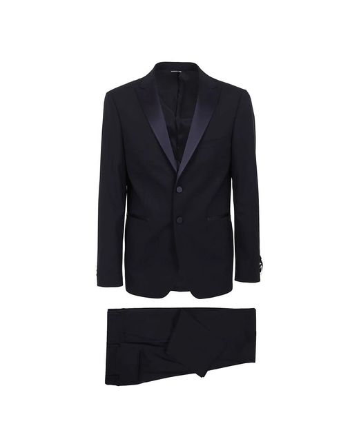 Tonello Blue Single Breasted Suits for men