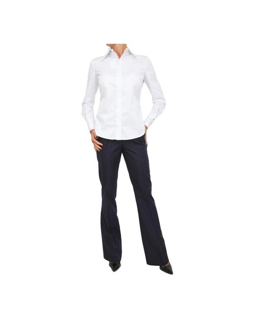 Fracomina Blue Wide Trousers
