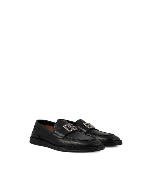 Dolce & Gabbana Black Loafers for men