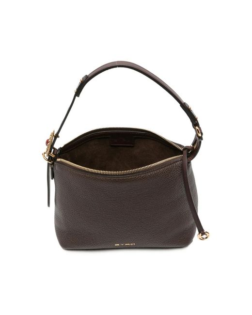 Etro Black Schultertasche