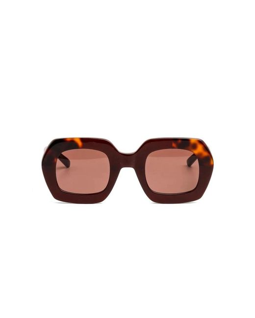 Kaleos Eyehunters Brown Sunglasses