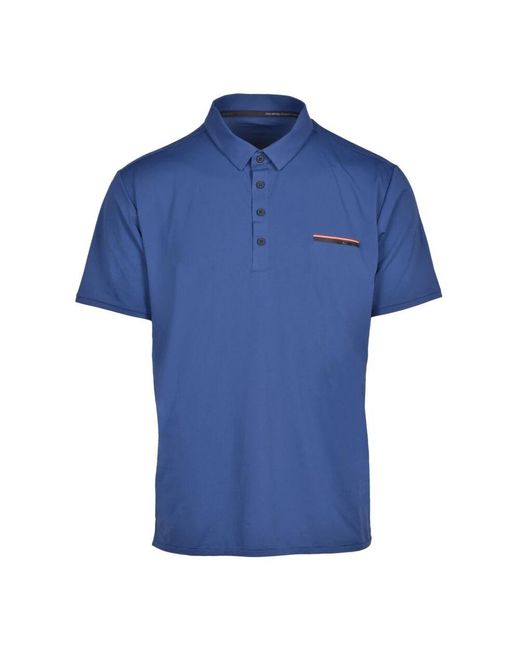 Rrd Stretch-Polyester-Elastan-Hemd in Blue für Herren