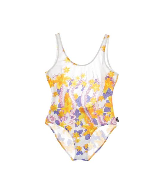 Octopus Yellow Swimsuits