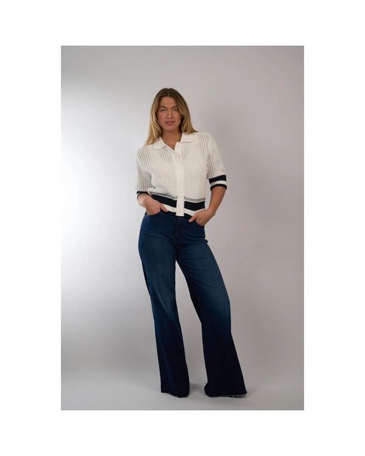Closed Wide Jeans in het Blue