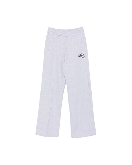 MSGM White Pantalone