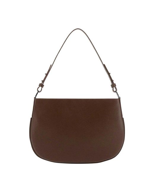 By Far Brown Shoulder Bags