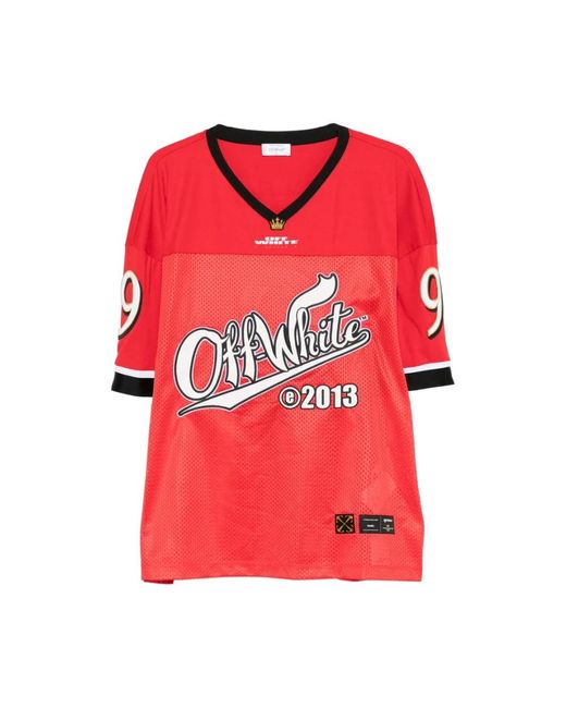 Off-White c/o Virgil Abloh T-Shirts in het Red voor heren
