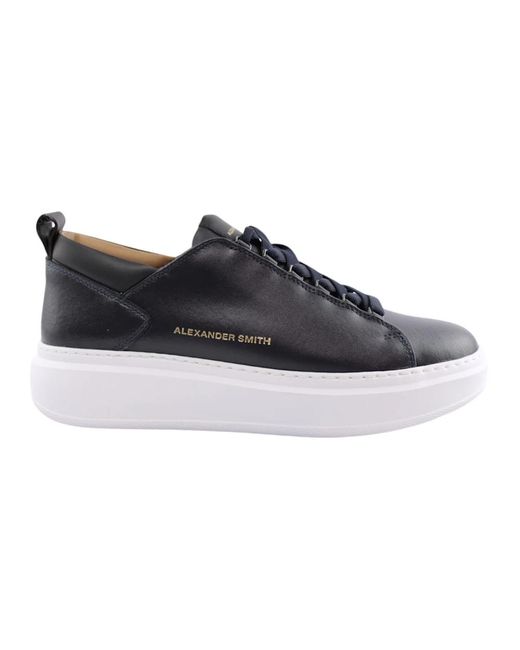 Alexander Smith Blaue freizeit-sneaker für männer in Blue für Herren