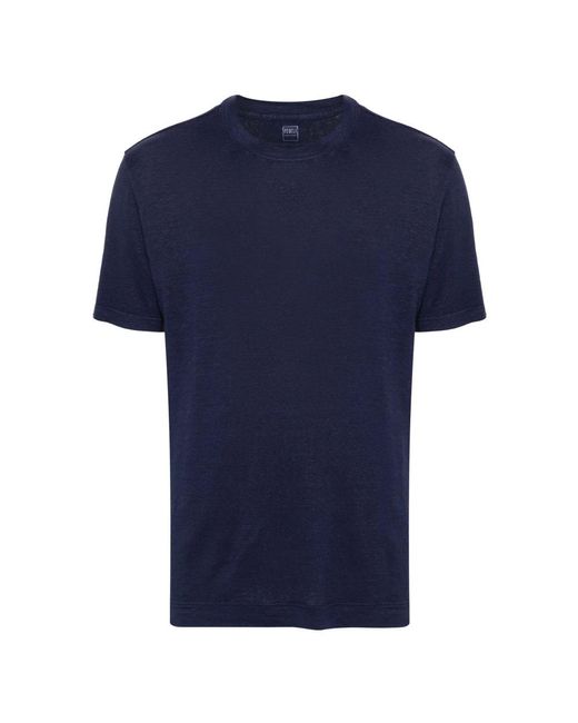 Fedeli Blue T-Shirts for men