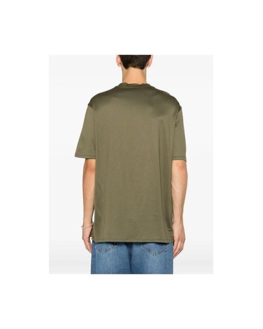 Emporio Armani Green T-Shirts for men