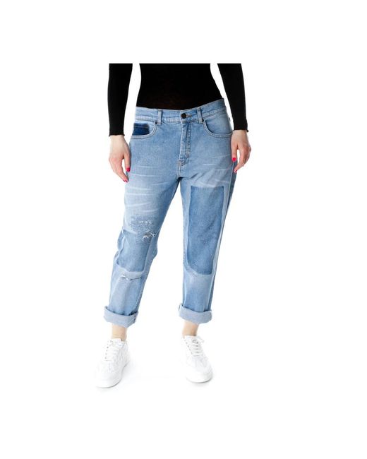 Munthe Blue Cropped Jeans