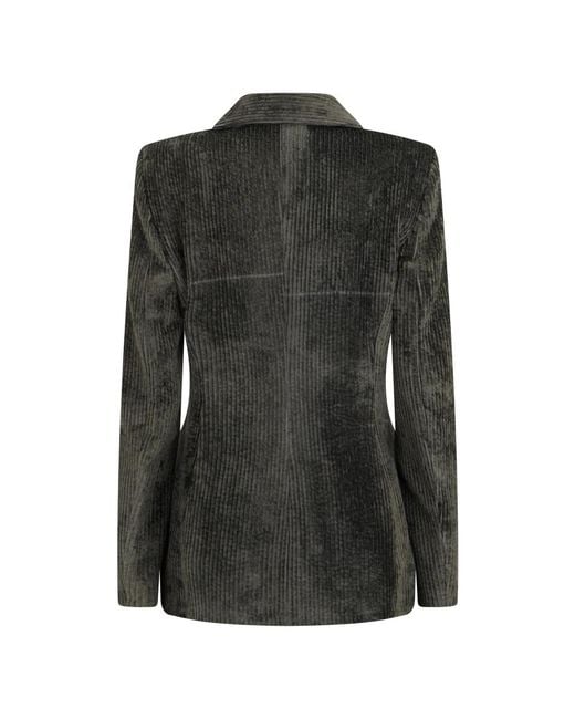 Alberta Ferretti Black Blazers