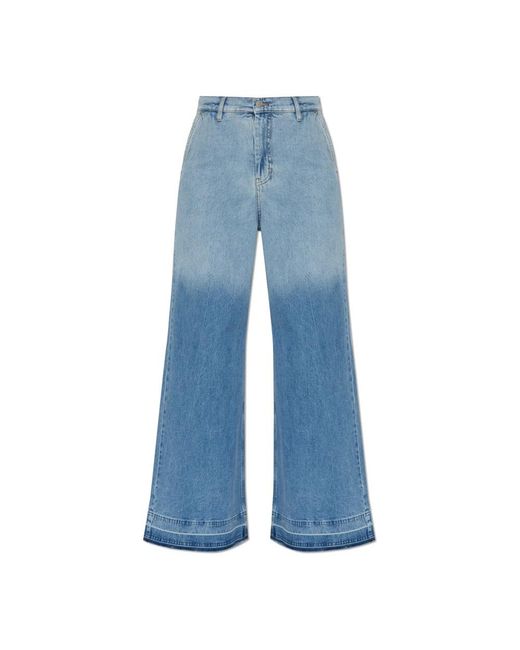 Munthe Jeans ,Blauw ,Katoen Lecube Broek in het Blue