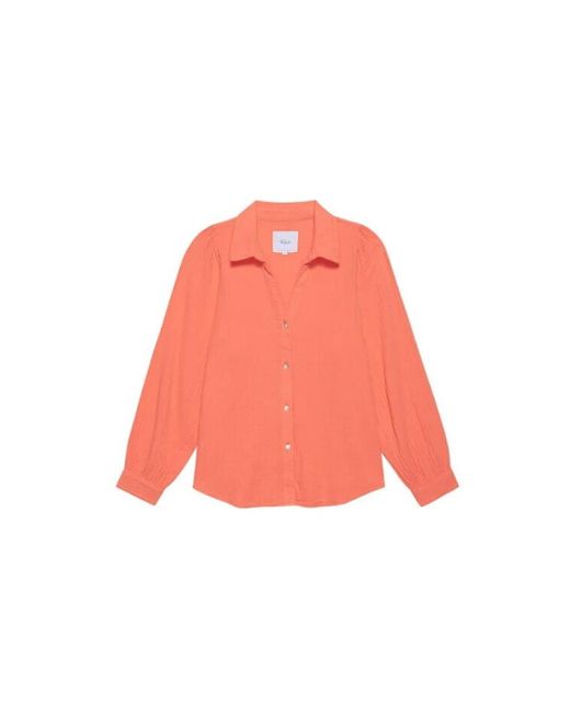 Camisa de algodón orgánico papaya Rails de color Pink