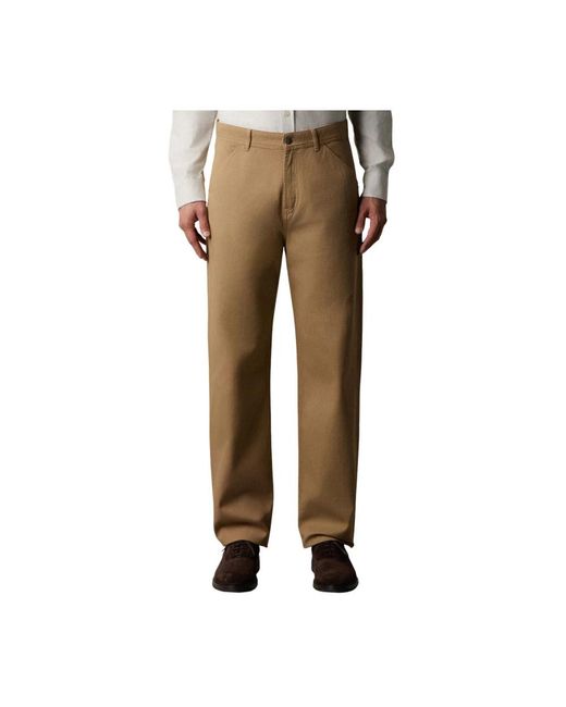 Brooks Brothers Natural Straight Trousers for men