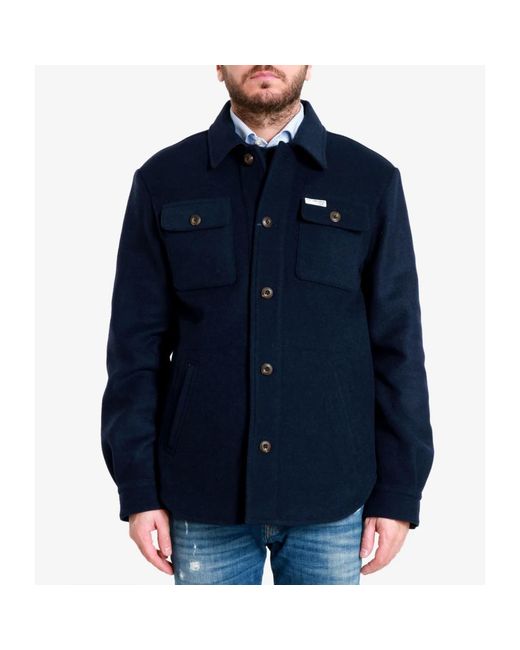 Fay Overshirt in het Blue voor heren