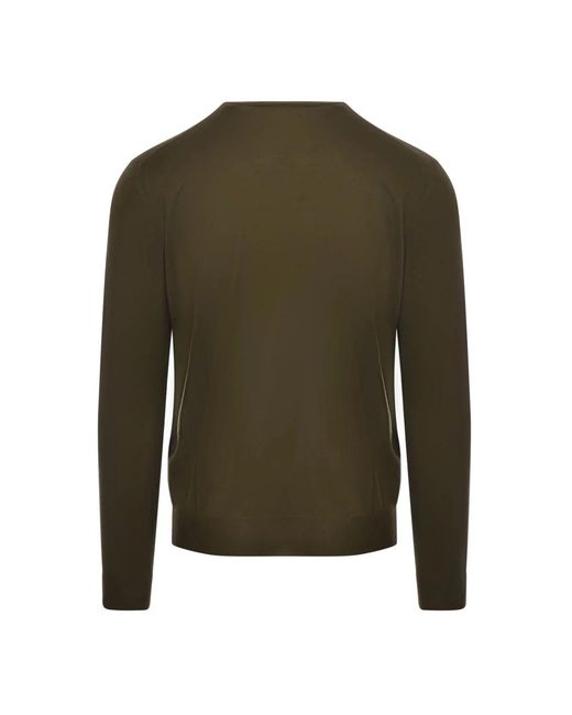 Fedeli Green Cashmere Knitwear for men