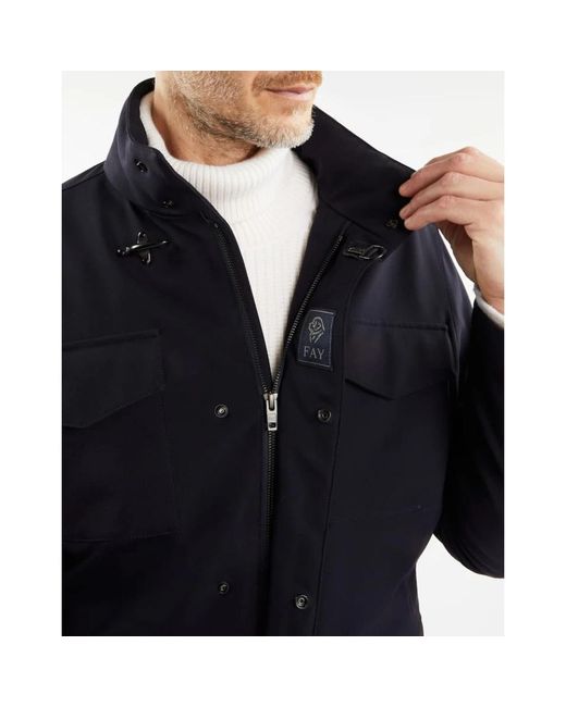Fay Blue Metallhaken feldjacke