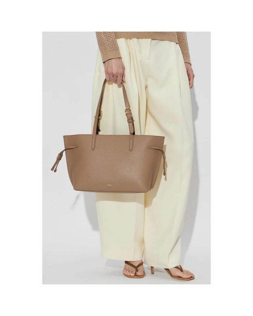 Furla Brown Tote Bags
