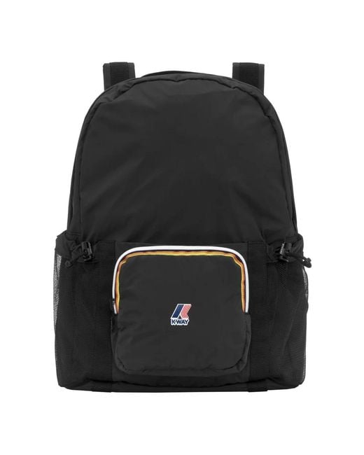 K-Way Black Backpacks