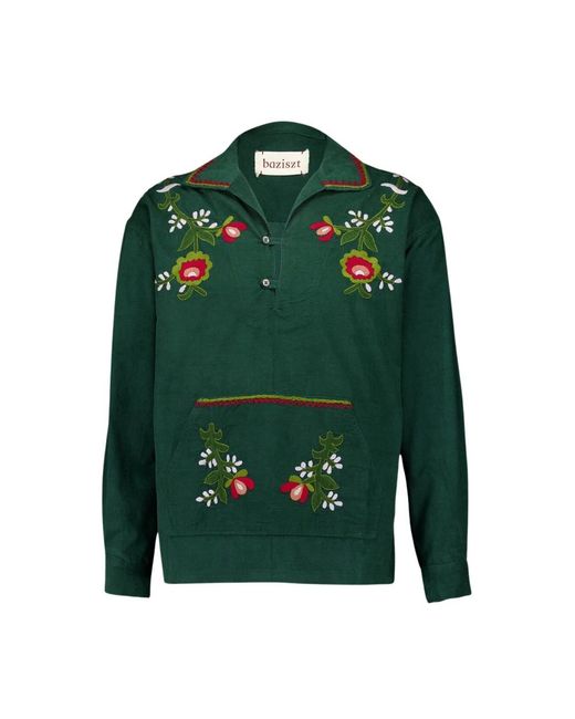 BAZISZT Green Polo Shirts for men