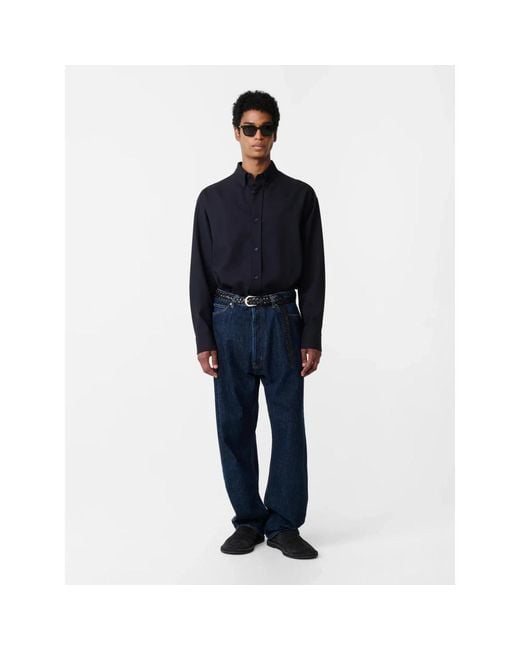 Studio Nicholson Blue Straight Jeans for men