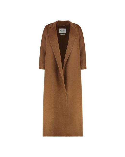 Max Mara Brown Single-Breasted Coats