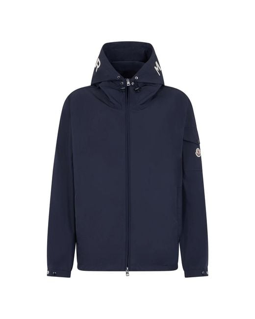 Moncler Blue Light Jackets for men