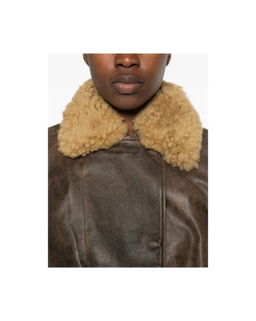 Leather Jackets R13 en coloris Brown