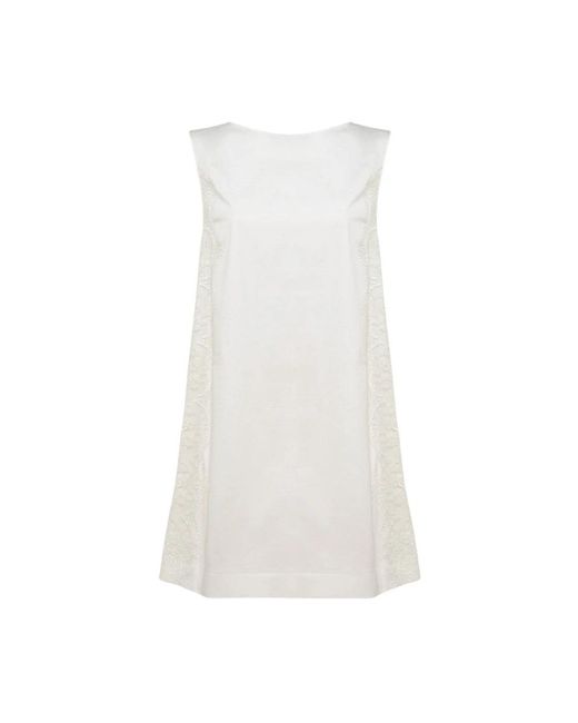 Blugirl Blumarine White Short Dresses