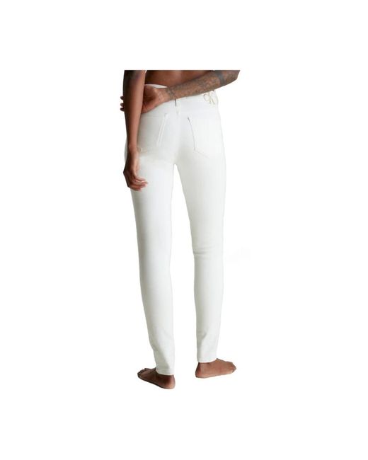 Calvin Klein Gray Slim-Fit Trousers