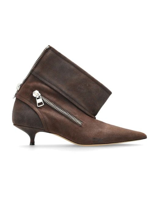 J.W. Anderson Brown Heeled Boots
