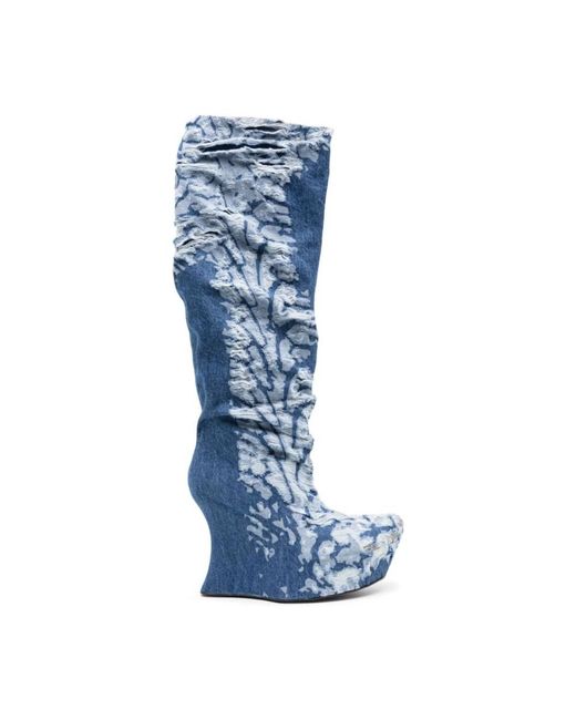 MASHA POPOVA Blue High Boots