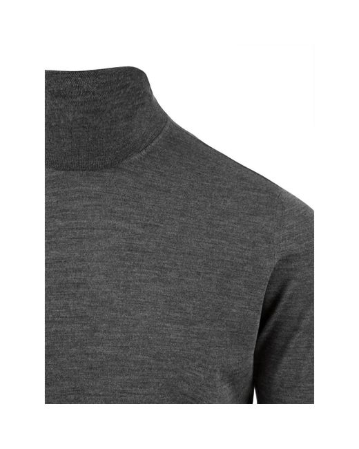 Drumohr Truien & Vesten ,Grijs ,Grijze Coltrui Voor in het Gray voor heren