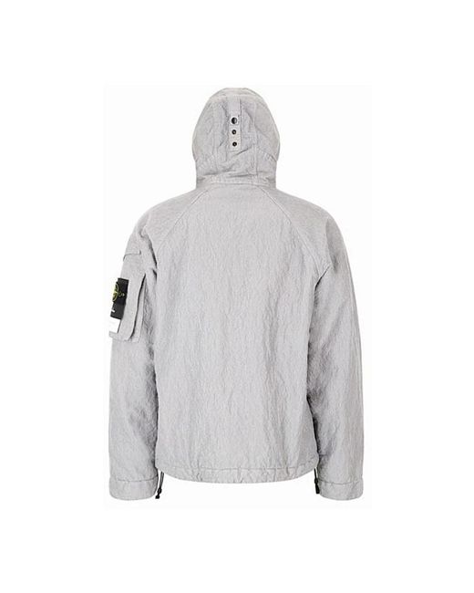 Stone Island Gray Light Jackets for men