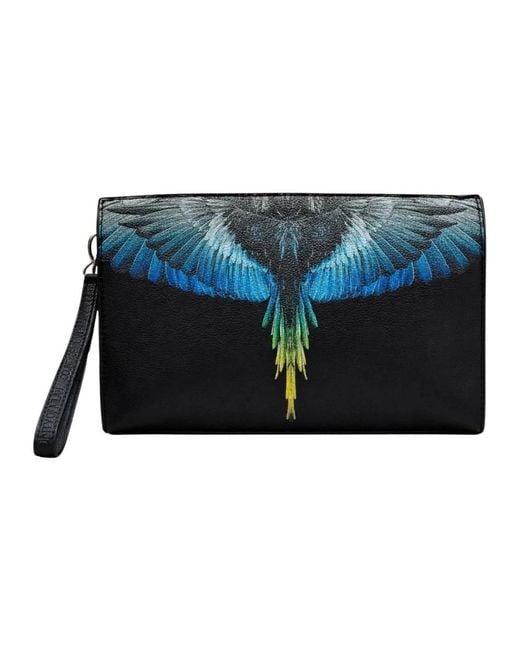 Marcelo Burlon Blue Clutches
