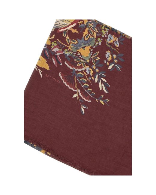 Etro Red Scarves