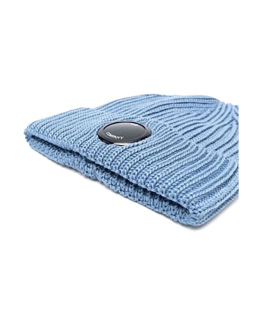 C P Company Blue Beanies for men