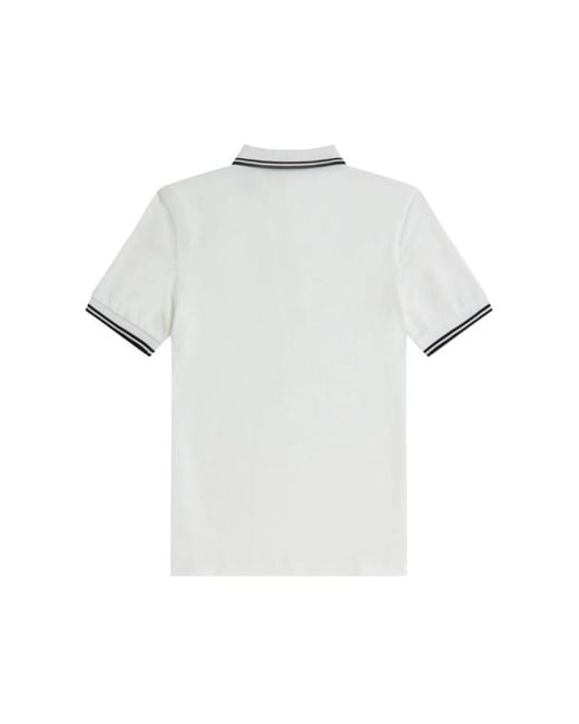 Fred Perry Tops ,Wit ,Katoen Klassiek Poloshirt in het White voor heren