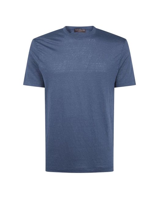 FILIPPO DE LAURENTIIS Blue T-Shirts for men