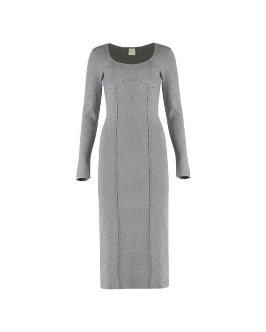 Calvin Klein Gray Midi Dresses