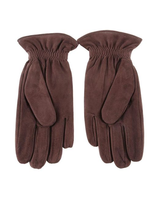 Orciani Brown Gloves for men