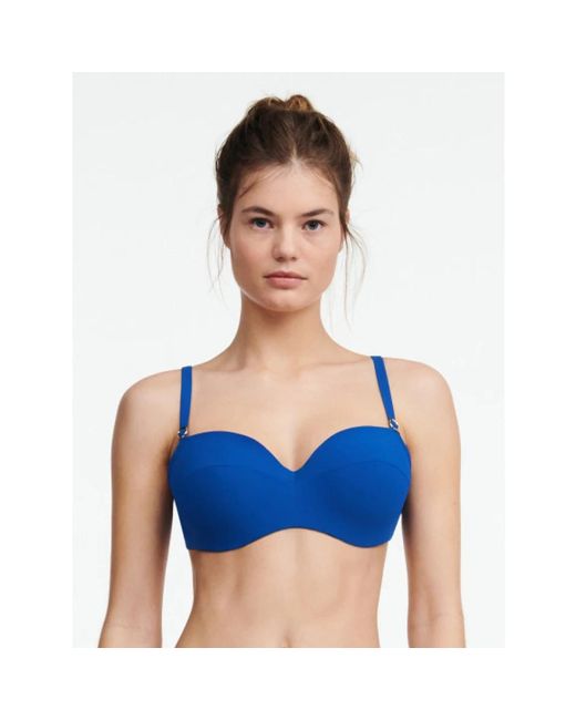 Chantelle Hemelse Bikini Top in het Blue