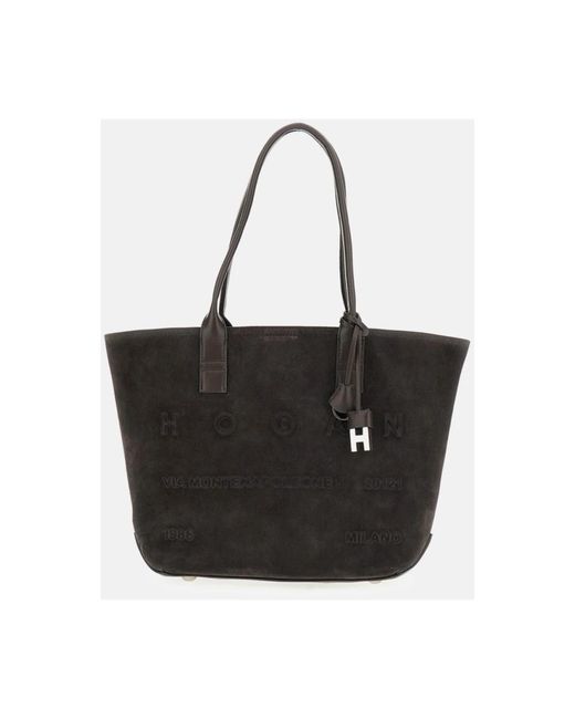 Hogan Black Kleine Einkaufstasche