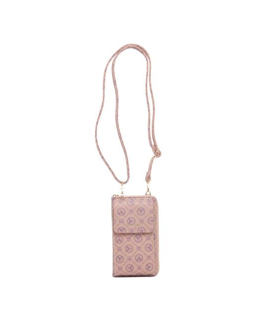 carlo colucci Pink Handy Geldbörse Mit Logoprint Delacruz