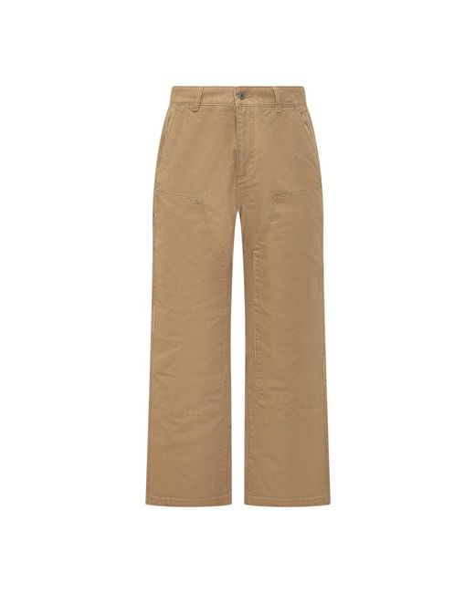 Represent Broeken ,Bruin ,Wide Broeken in het Natural voor heren