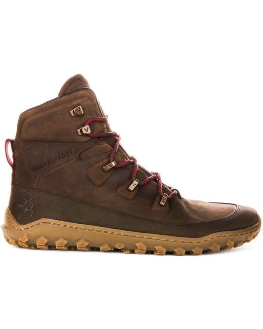Vivobarefoot Brown Lace-Up Boots