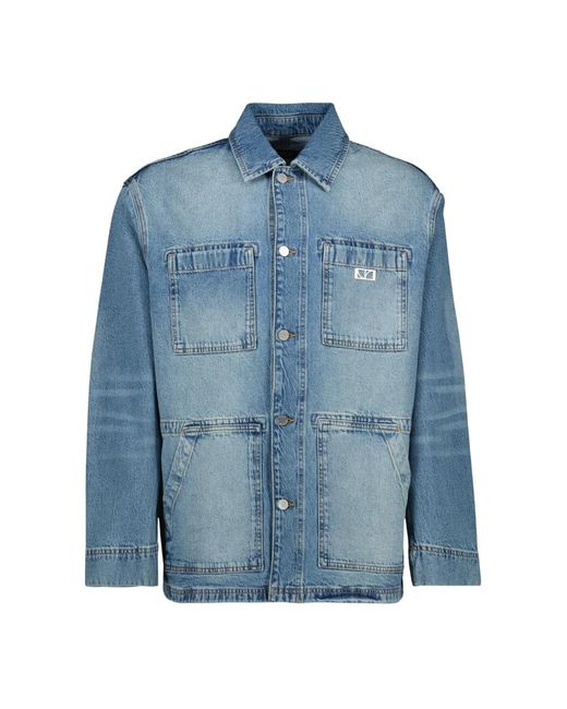 IRO Blue Denim Jackets for men